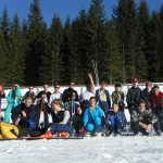 Skupinska slika iz zimskega tabora na Pokljuki